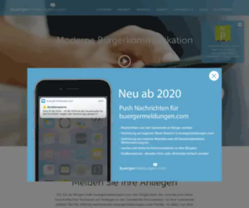 Buergermeldungen.com(Direkte) Screenshot