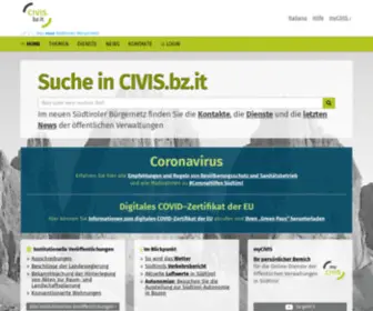 Buergernetz.bz.it(Startseite) Screenshot