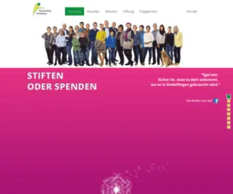 Buergerstiftung-Sindelfingen.de(Startseite) Screenshot