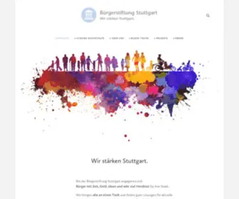 Buergerstiftung-Stuttgart.de(Bürgerstiftung) Screenshot