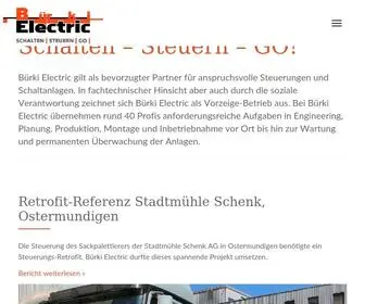 Buerki-Electric.ch(Bürki Electric AG) Screenshot