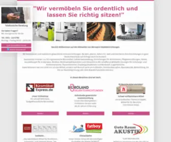 Bueroland-Objekteinrichtungen.de(Startseite) Screenshot