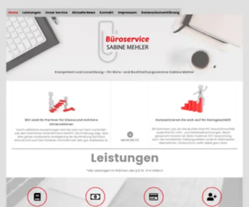 Bueroservice-Mehler.de(Kompetent und zuverlässig) Screenshot