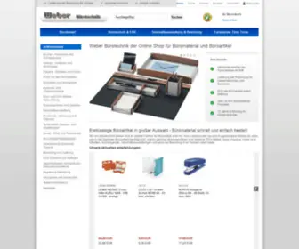 Buerotechnik-Weber.de(Weber Bürotechnik) Screenshot