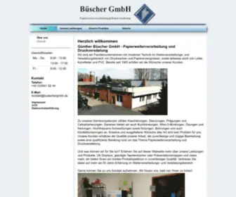 Bueschergmbh.de(Büscher) Screenshot