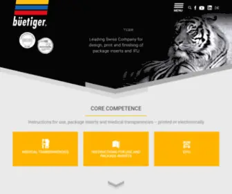 Buetiger.ch(Büetiger) Screenshot