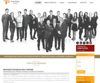 Bufetetoro.com(Abogados en Barcelona y Madrid) Screenshot