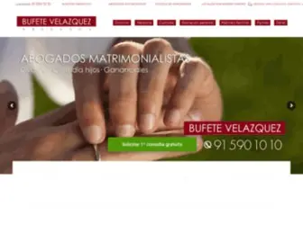 Bufetevelazquez.es(Despacho de abogados en Madrid: BUFETE VELÁZQUEZ) Screenshot
