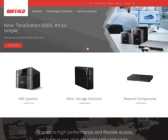 Buffalo-Technology.com(Buffalo Technology) Screenshot