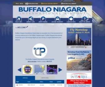 Buffaloairport.com(Buffalo Niagara International Airport) Screenshot