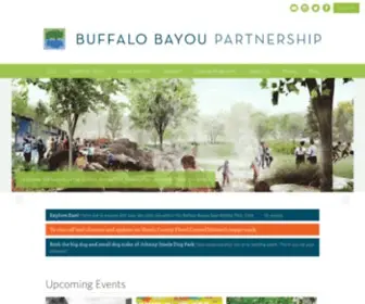 Buffalobayou.org(Buffalo Bayou Partnership) Screenshot