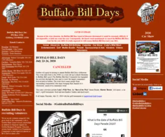 Buffalobilldays.com(Buffalo Bill Days Festival) Screenshot