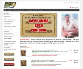 Buffalobore.com(Buffalo Bore Ammunition) Screenshot