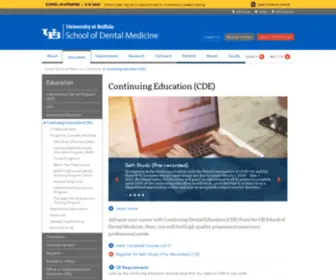 Buffaloce.org(Continuing Education (CDE)) Screenshot