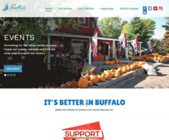 Buffalochamber.org(Buffalo Area Chamber of Commerce & Tourism Bureau) Screenshot