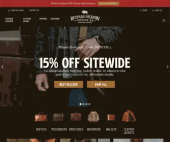 Buffalojackson.com(Leather Goods) Screenshot