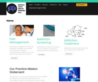 Buffalopainmanagement.com(Pain management and addiction care) Screenshot