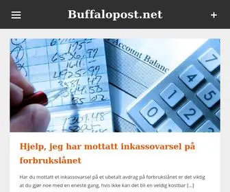 Buffalopost.net(Forbrukslån) Screenshot