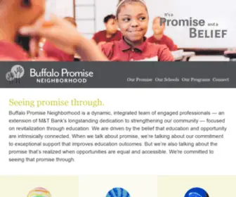 Buffalopromiseneighborhood.org(Buffalo Promise Nieghborhood) Screenshot