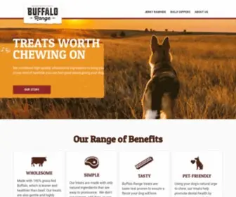 Buffalorangetreats.com(Dog treats with simple) Screenshot