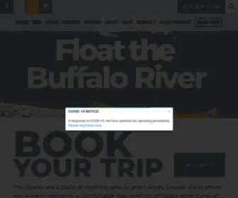 Buffaloriveroutfitters.com(Cabins) Screenshot