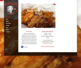 Buffalosreef.com(Chicken wings) Screenshot