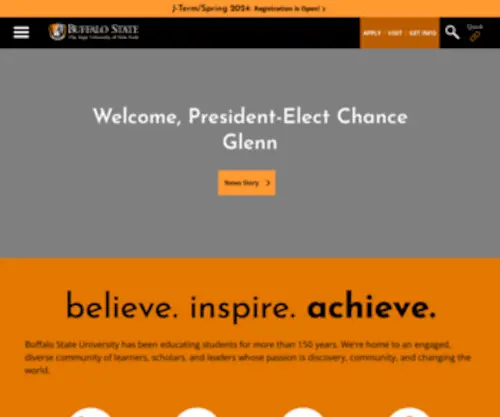 Buffalostate.org(SUNY Buffalo State University) Screenshot