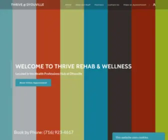 Buffalothrive.com(Thrive Wellness Center) Screenshot