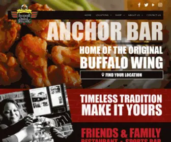 Buffalowings.com(Anchor Bar) Screenshot