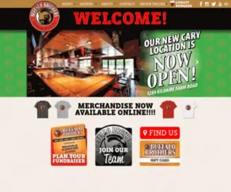 Buffbrothers.com(PIZZA & WING CO) Screenshot