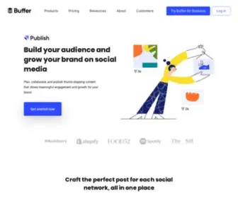 Bufferapp.com(A better way to share on social media) Screenshot