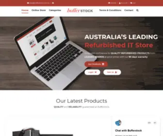 Bufferstock.com.au(Refurbished Computers For Sale) Screenshot