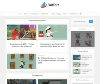Buffert.se(Din portal för en bättre privatekonomi) Screenshot