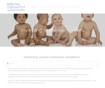 Buffettearly.org(Buffett Early Childhood Fund) Screenshot