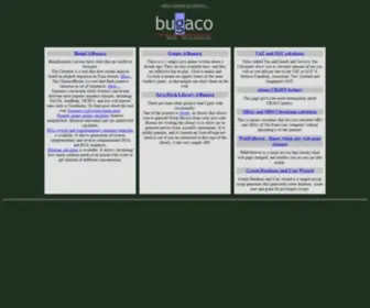 Bugaco.com(My Personal website) Screenshot