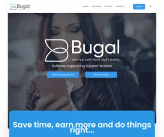 Bugal.com.au(Independent Support Worker Software) Screenshot