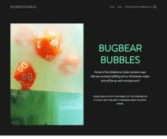 Bugbearbubbles.com(Bugbear Bubbles) Screenshot