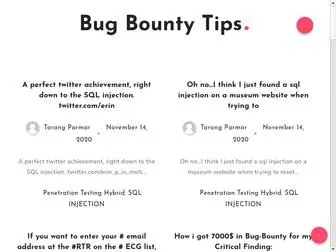 Bugbountytips.tech(Knowledge) Screenshot