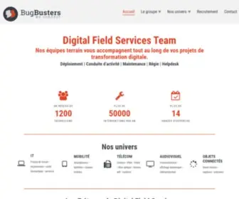 Bugbusters.fr(Création site web) Screenshot