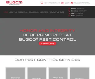 Bugco.org(BUGCO® Pest Control) Screenshot