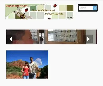 Bugcollectors.com(Insect collecting and displaying) Screenshot