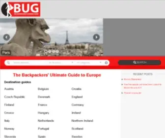 Bugeurope.com(Plan your next trip to England with) Screenshot