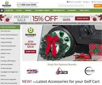 Buggiesunlimited.com(Golf Cart Accessories and Replacement Parts) Screenshot