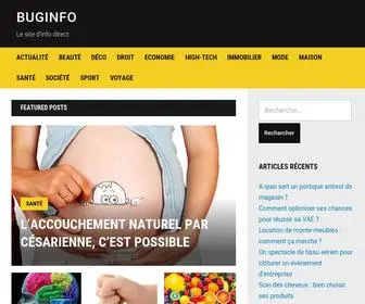 Buginfo.fr(Le site d'info direct) Screenshot