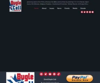 Buglecall.org(Bugle Call) Screenshot