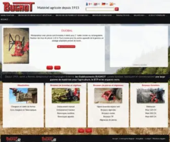 Bugnot.com(Bugnot Machines Agricoles) Screenshot