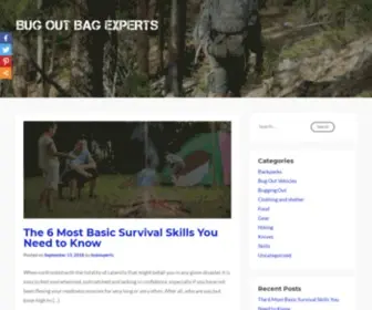 Bugoutbagexperts.com(Bug Out Bag Experts) Screenshot