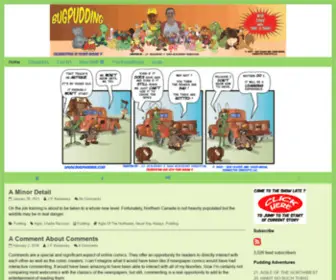 Bugpudding.com(Family Friendly Critter Comic Adventures) Screenshot