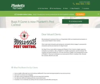 Bugsrgone.com(We are pleased to announce that Best R Gone) Screenshot