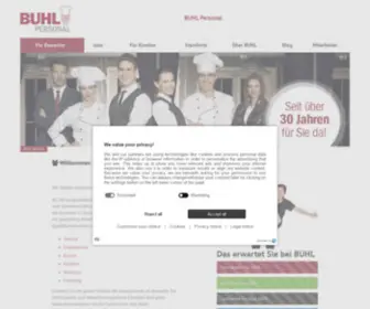Buhl-Personal.de(Wir verstehen uns als Dienstleister und Partner) Screenshot